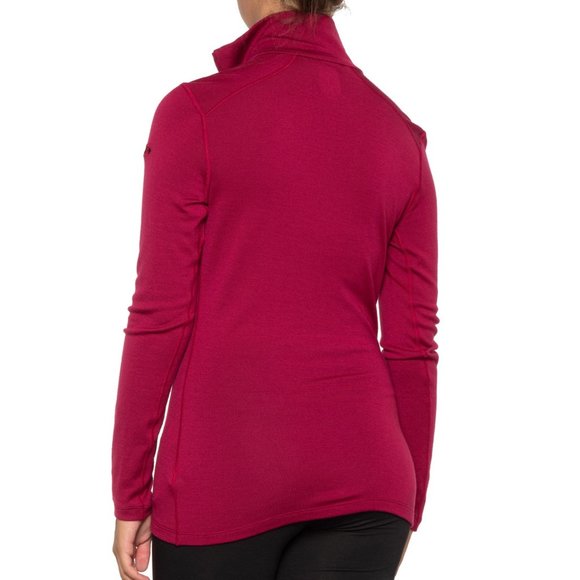 NEW Icebreaker 250 Vertex Base Layer Top 100% Merino Zip Neck Sweater Top 495S0 - Picture 3 of 6